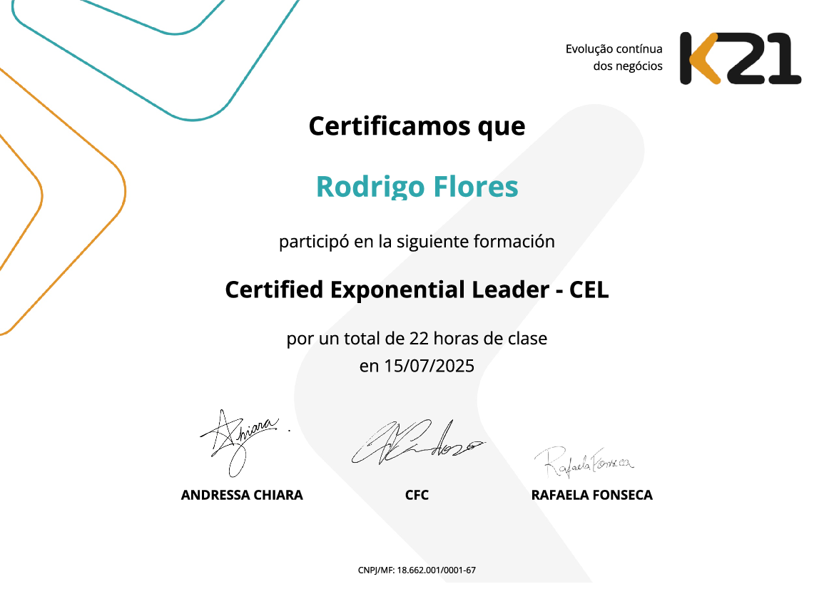 Certificado K21